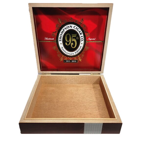 RARE Collectible Thompson Cigar Co 95th Anniversary Edition Cigar Box - Picture 4 of 14